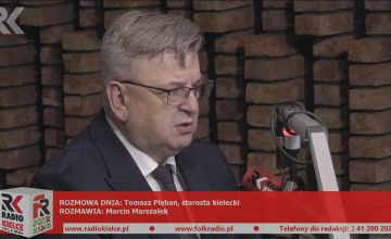 Starosta Tomasz Pleban w Radiu Kielce